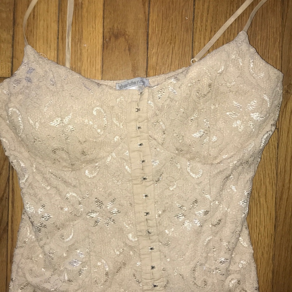Lace crop top